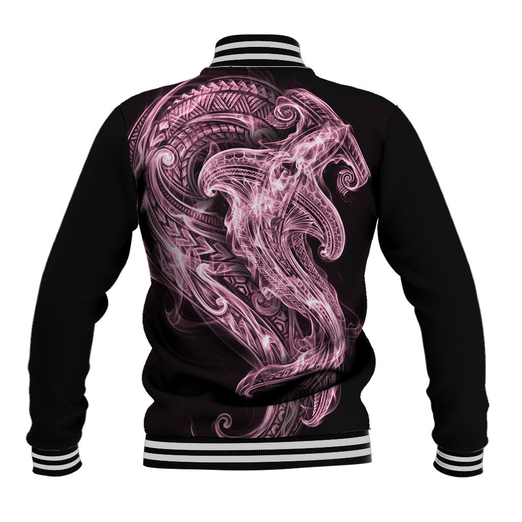 Mawhero Maori Tribal Hammershark Ghost Spirit Baseball Jacket