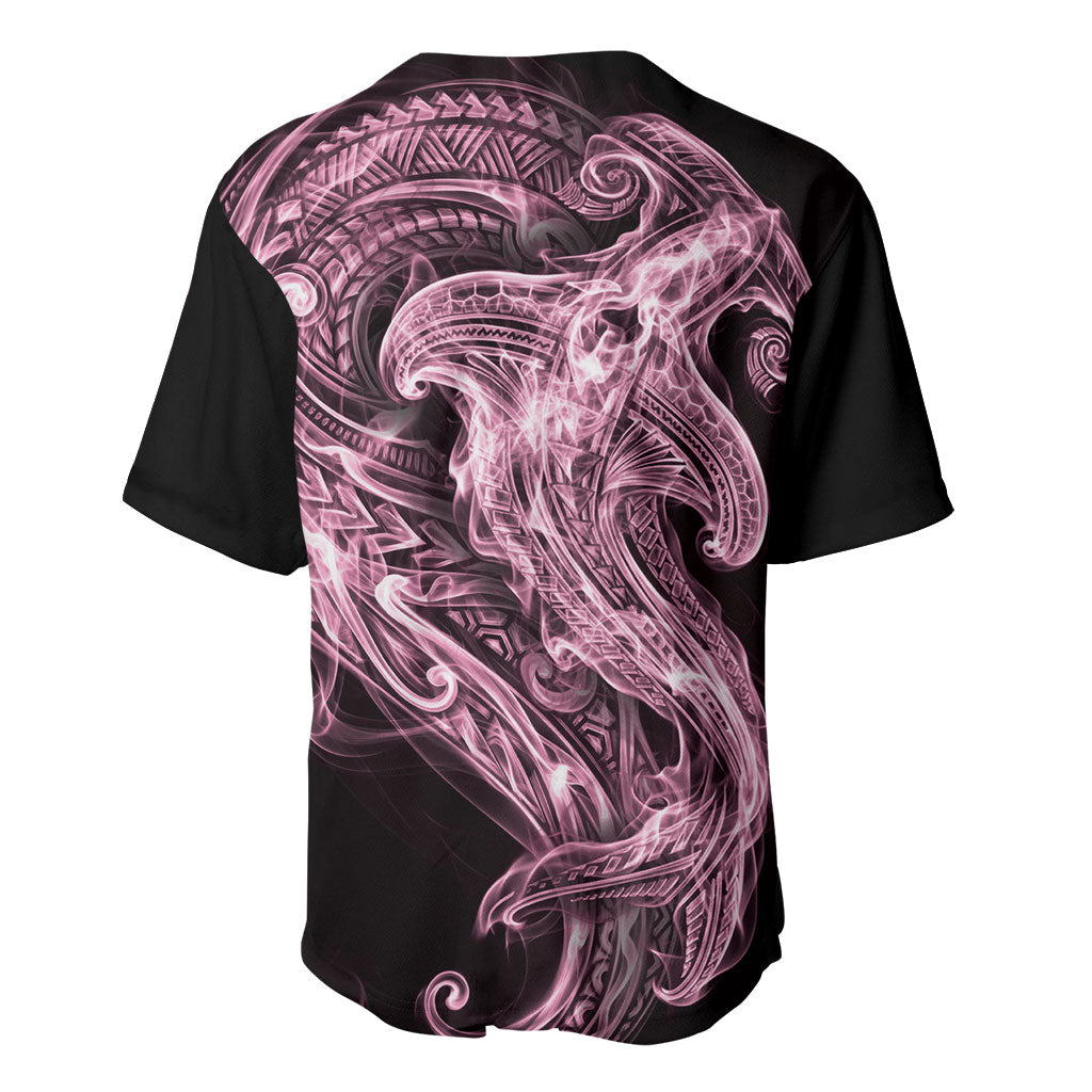 Mawhero Maori Tribal Hammershark Ghost Spirit Baseball Jersey