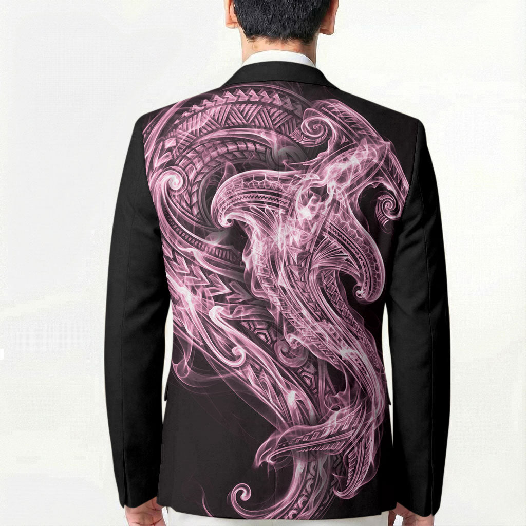 Mawhero Maori Tribal Hammershark Ghost Spirit Blazer