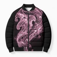 Mawhero Maori Tribal Hammershark Ghost Spirit Bomber Puffer Jacket