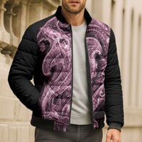 Mawhero Maori Tribal Hammershark Ghost Spirit Bomber Puffer Jacket
