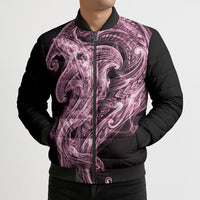 Mawhero Maori Tribal Hammershark Ghost Spirit Bomber Puffer Jacket