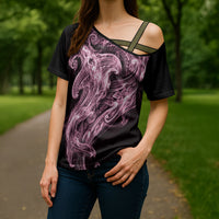Mawhero Maori Tribal Hammershark Ghost Spirit Cross Shoulder Shirt