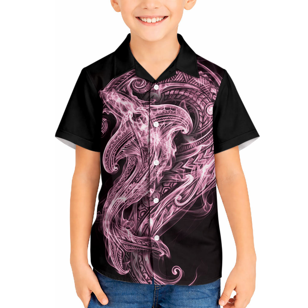 Mawhero Maori Tribal Hammershark Ghost Spirit Hawaiian Shirt
