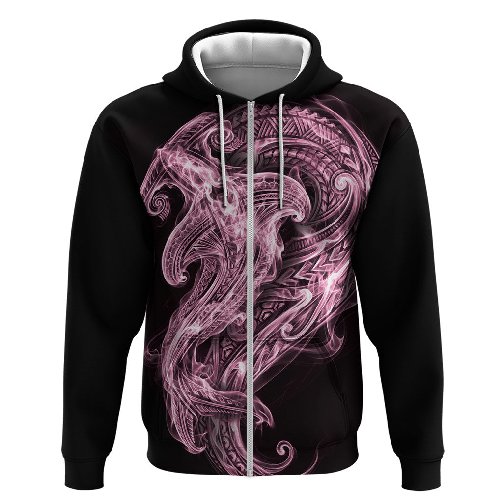 Mawhero Maori Tribal Hammershark Ghost Spirit Hoodie