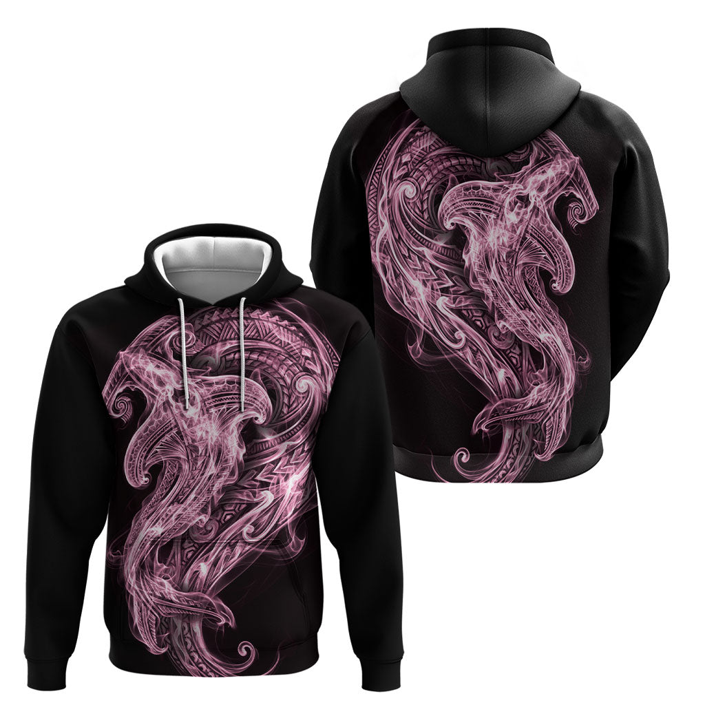 Mawhero Maori Tribal Hammershark Ghost Spirit Hoodie
