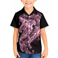 Mawhero Maori Tribal Hammershark Ghost Spirit Kid Hawaiian Shirt