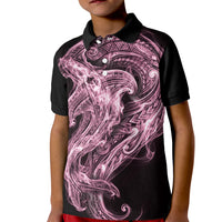 Mawhero Maori Tribal Hammershark Ghost Spirit Kid Polo Shirt