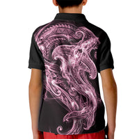 Mawhero Maori Tribal Hammershark Ghost Spirit Kid Polo Shirt