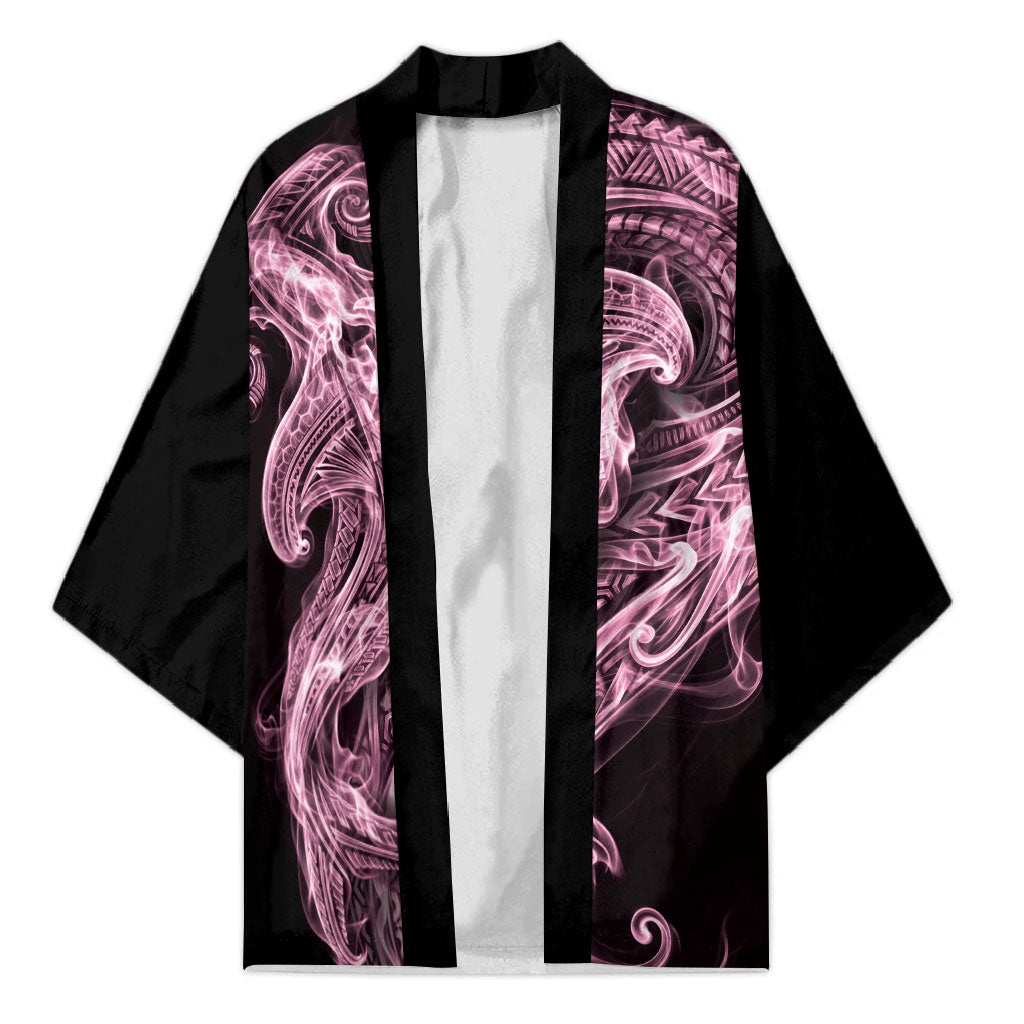 Mawhero Maori Tribal Hammershark Ghost Spirit Kimono