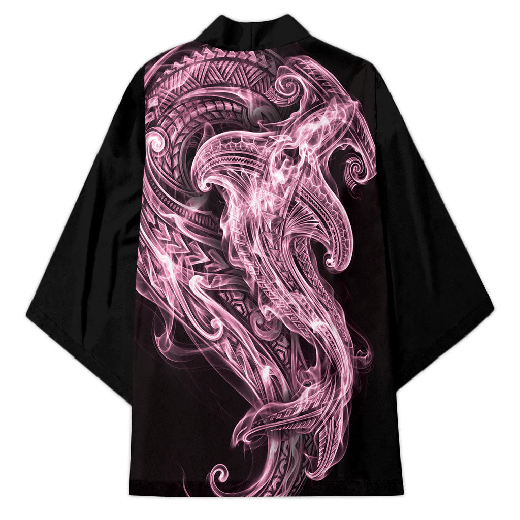 Mawhero Maori Tribal Hammershark Ghost Spirit Kimono