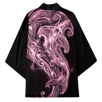 Mawhero Maori Tribal Hammershark Ghost Spirit Kimono