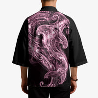 Mawhero Maori Tribal Hammershark Ghost Spirit Kimono