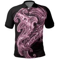 Mawhero Maori Tribal Hammershark Ghost Spirit Polo Shirt
