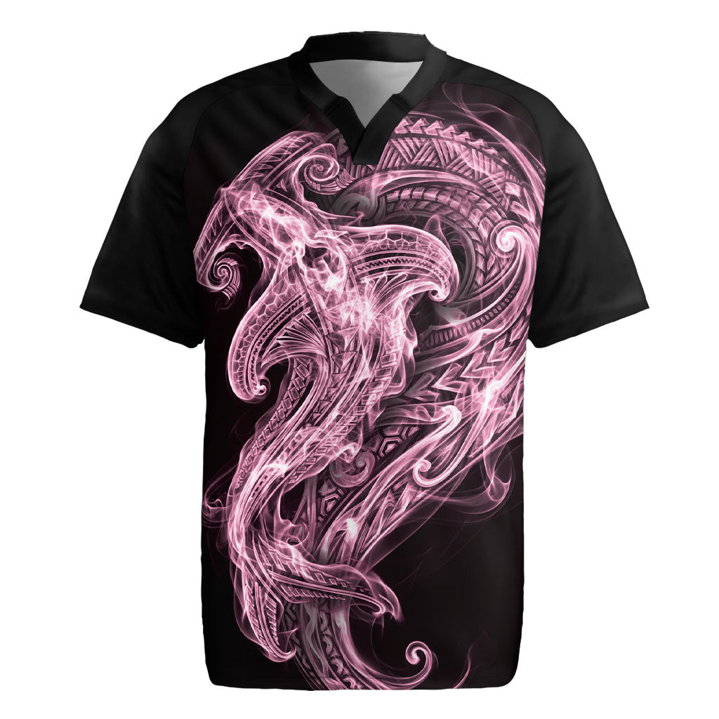 Mawhero Maori Tribal Hammershark Ghost Spirit Rugby Jersey