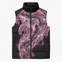 Mawhero Maori Tribal Hammershark Ghost Spirit Sleeveless Puffer Jacket