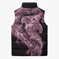 Mawhero Maori Tribal Hammershark Ghost Spirit Sleeveless Puffer Jacket