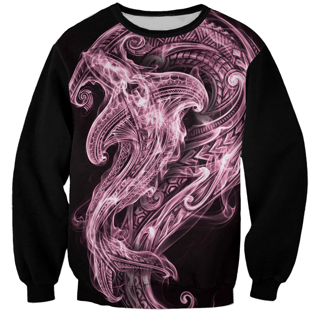 Mawhero Maori Tribal Hammershark Ghost Spirit Sweatshirt