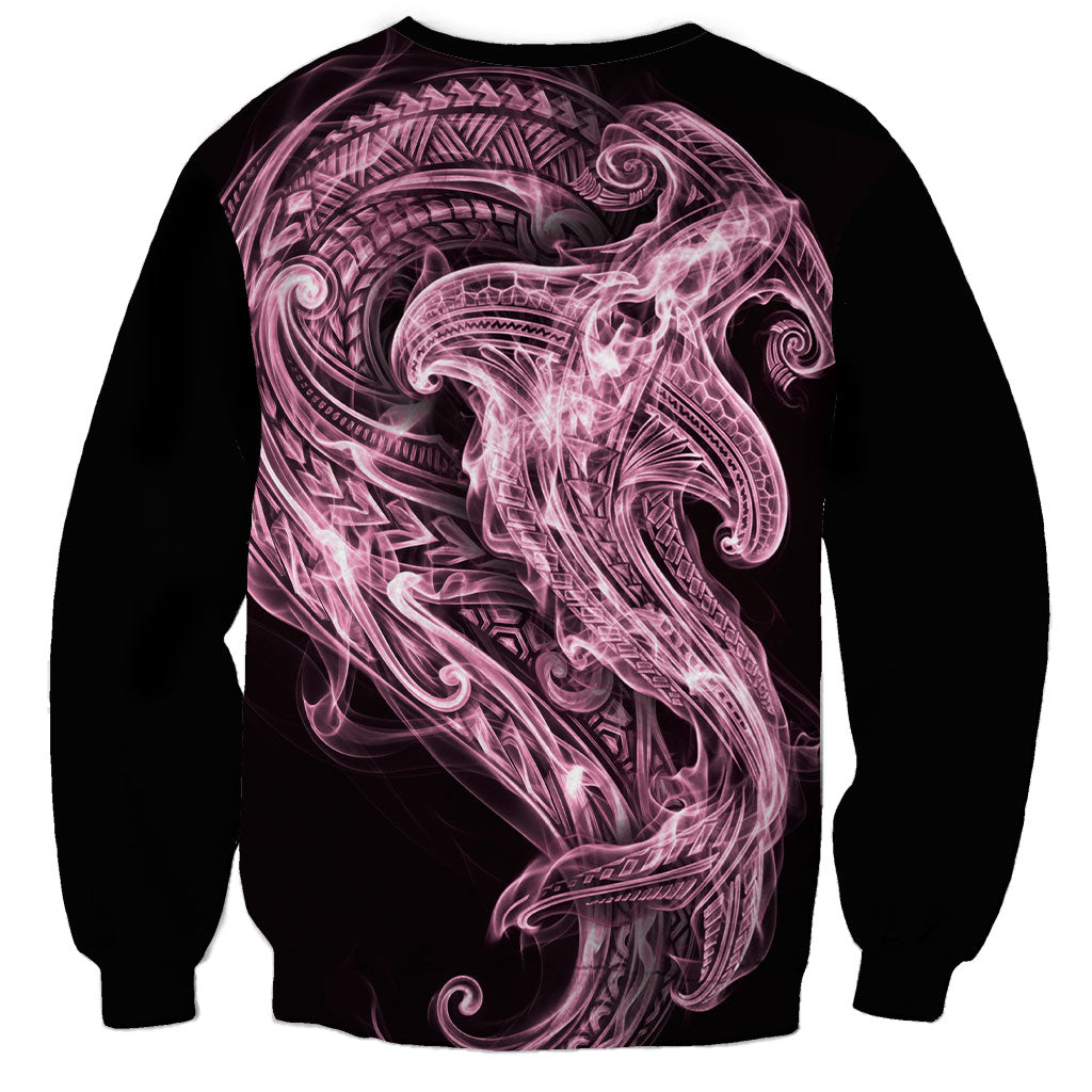 Mawhero Maori Tribal Hammershark Ghost Spirit Sweatshirt