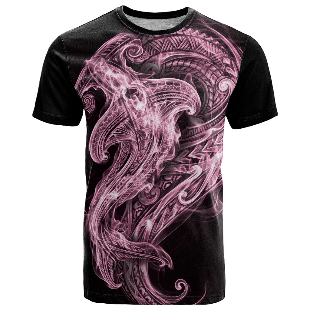 Mawhero Maori Tribal Hammershark Ghost Spirit T Shirt