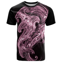 Mawhero Maori Tribal Hammershark Ghost Spirit T Shirt