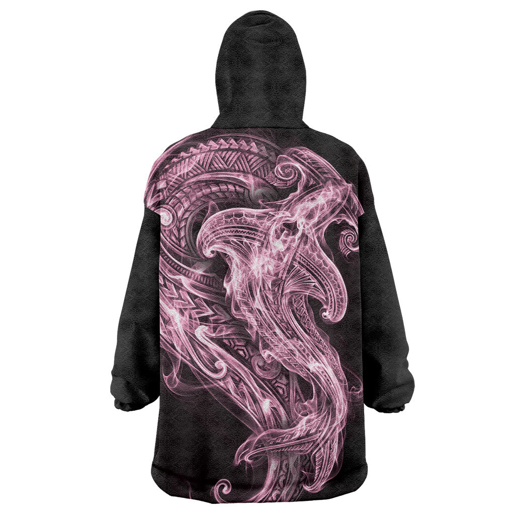 Mawhero Maori Tribal Hammershark Ghost Spirit Wearable Blanket Hoodie