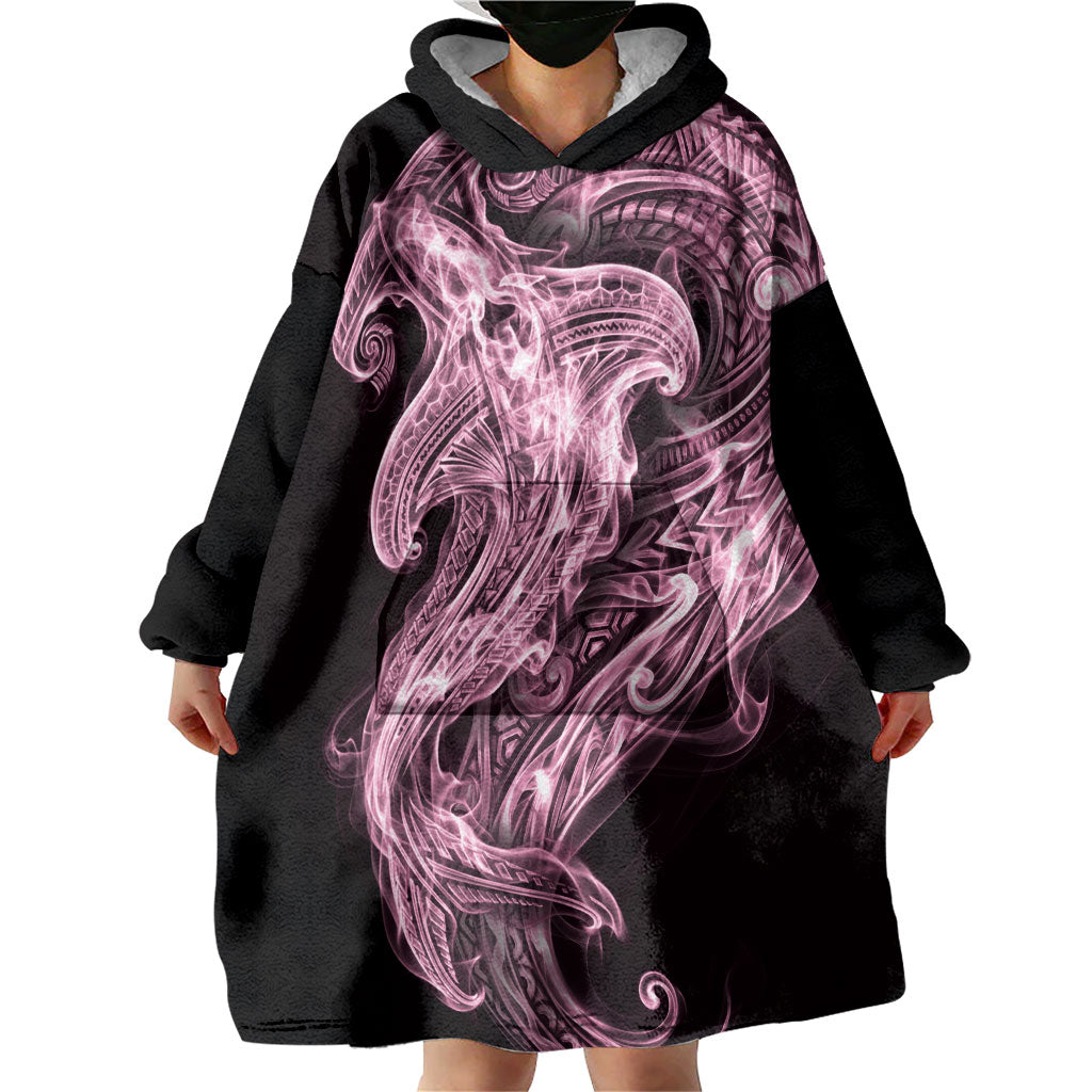 Mawhero Maori Tribal Hammershark Ghost Spirit Wearable Blanket Hoodie
