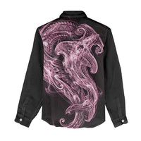 Mawhero Maori Tribal Hammershark Ghost Spirit Women Casual Shirt