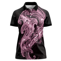 Mawhero Maori Tribal Hammershark Ghost Spirit Women Polo Shirt