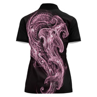 Mawhero Maori Tribal Hammershark Ghost Spirit Women Polo Shirt