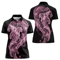 Mawhero Maori Tribal Hammershark Ghost Spirit Women Polo Shirt