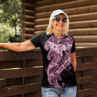 Mawhero Maori Tribal Hammershark Ghost Spirit Women Polo Shirt