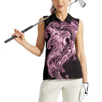 Mawhero Maori Tribal Hammershark Ghost Spirit Women Sleeveless Polo Shirt