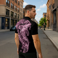 Mawhero Maori Tribal Hammershark Ghost Spirit Zipper Polo Shirt