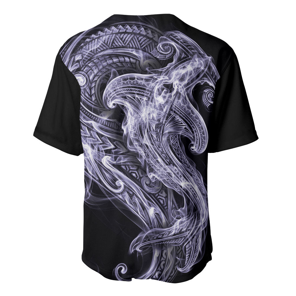 Waiporoporo Maori Tribal Hammershark Ghost Spirit Baseball Jersey