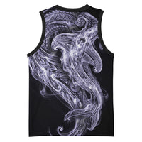 Waiporoporo Maori Tribal Hammershark Ghost Spirit Basketball Jersey
