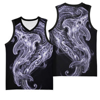 Waiporoporo Maori Tribal Hammershark Ghost Spirit Basketball Jersey