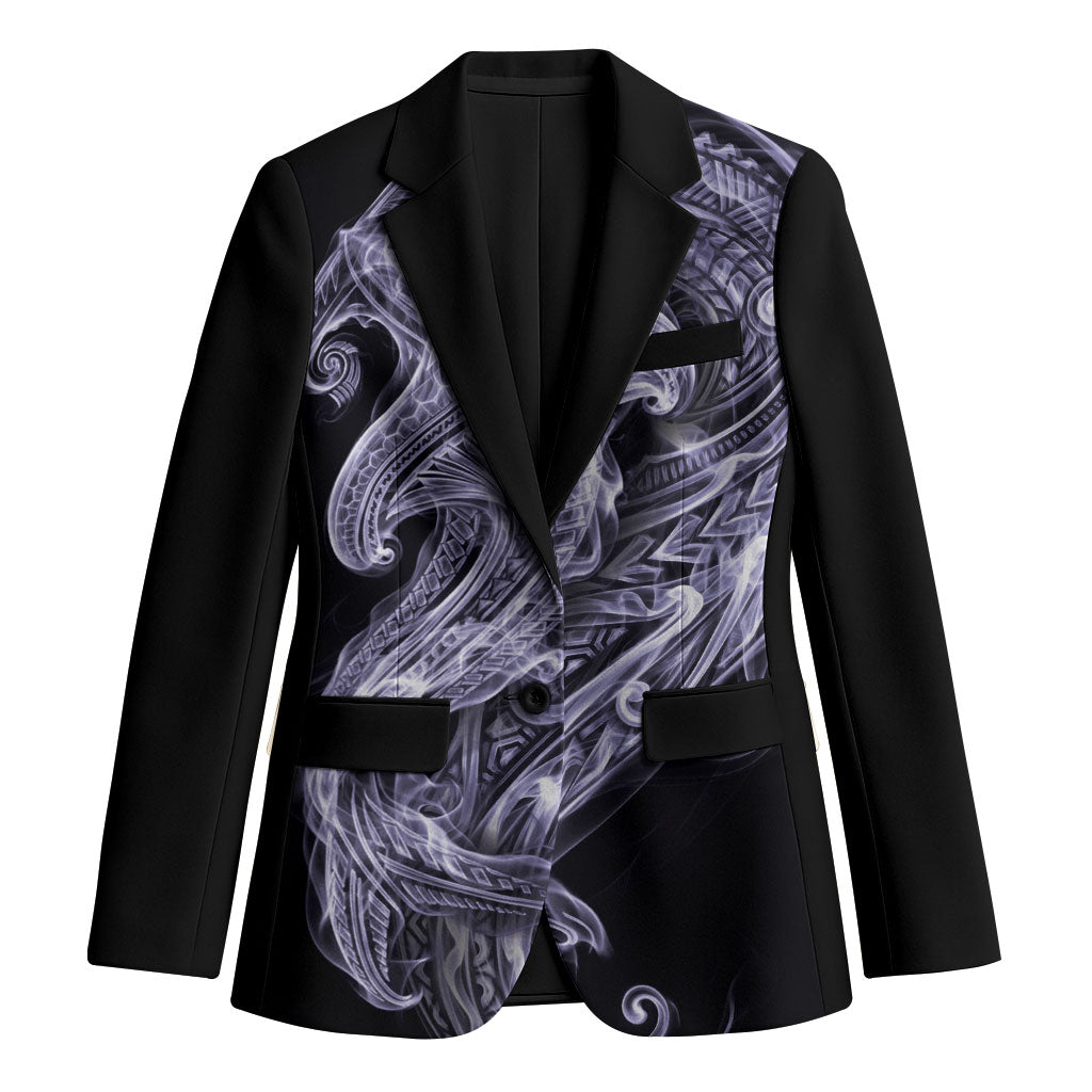 Waiporoporo Maori Tribal Hammershark Ghost Spirit Blazer