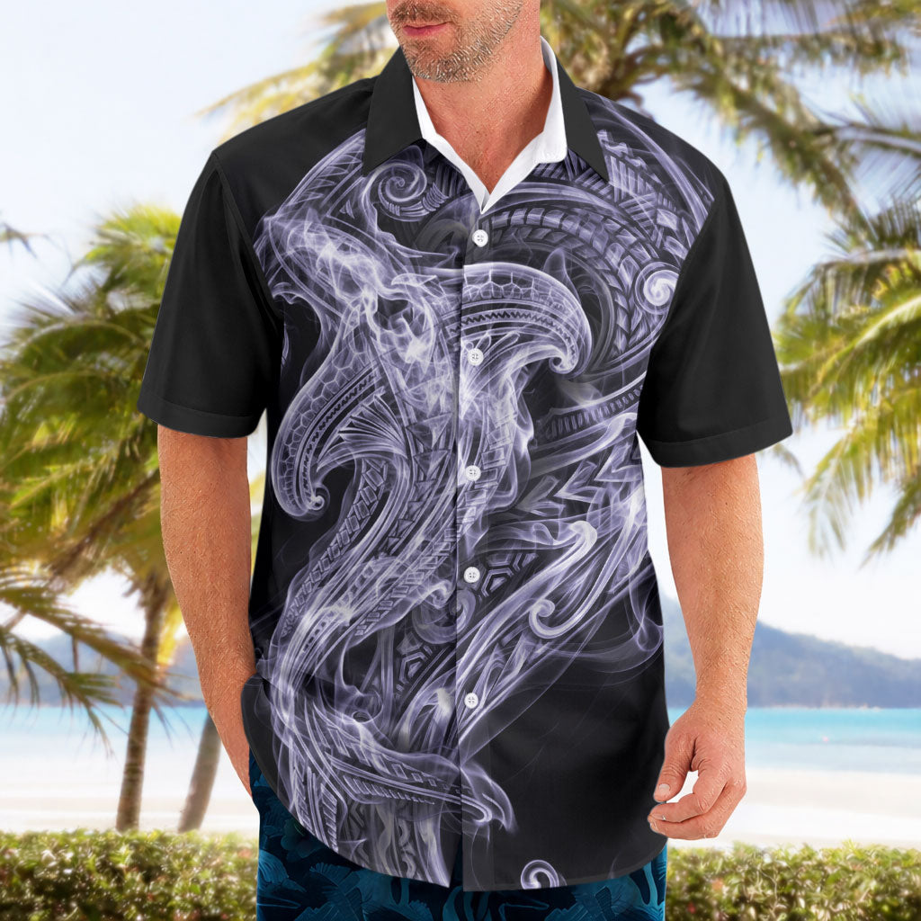 Waiporoporo Maori Tribal Hammershark Ghost Spirit Hawaiian Shirt