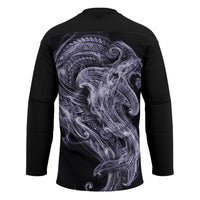 Waiporoporo Maori Tribal Hammershark Ghost Spirit Hockey Jersey