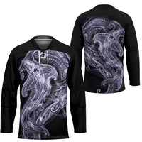 Waiporoporo Maori Tribal Hammershark Ghost Spirit Hockey Jersey