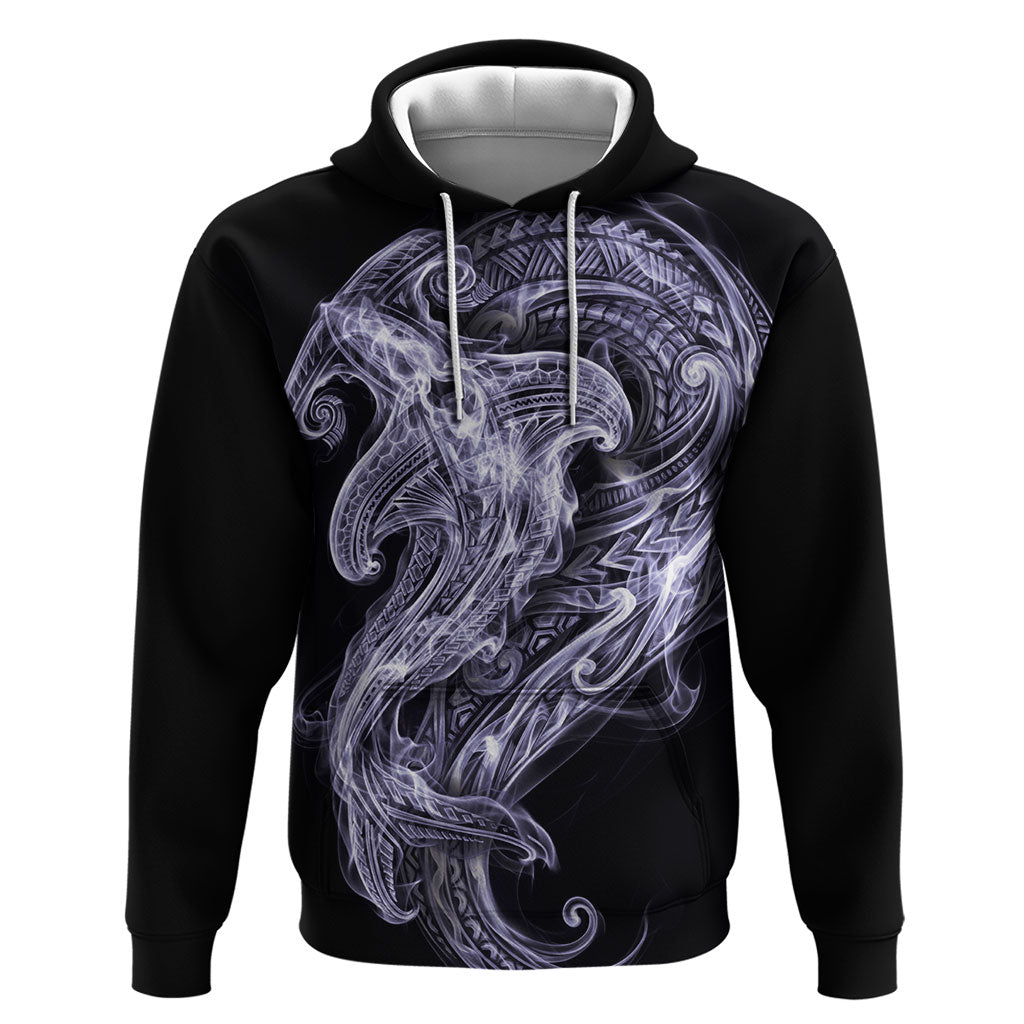 Waiporoporo Maori Tribal Hammershark Ghost Spirit Hoodie