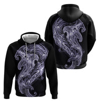 Waiporoporo Maori Tribal Hammershark Ghost Spirit Hoodie