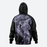 Waiporoporo Maori Tribal Hammershark Ghost Spirit Hoodie
