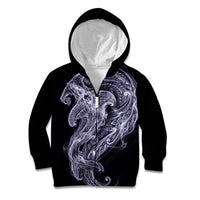 Waiporoporo Maori Tribal Hammershark Ghost Spirit Kid Hoodie