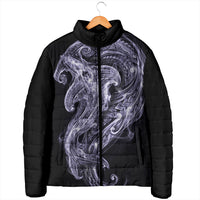 Waiporoporo Maori Tribal Hammershark Ghost Spirit Padded Jacket
