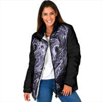 Waiporoporo Maori Tribal Hammershark Ghost Spirit Padded Jacket