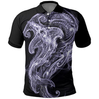 Waiporoporo Maori Tribal Hammershark Ghost Spirit Polo Shirt