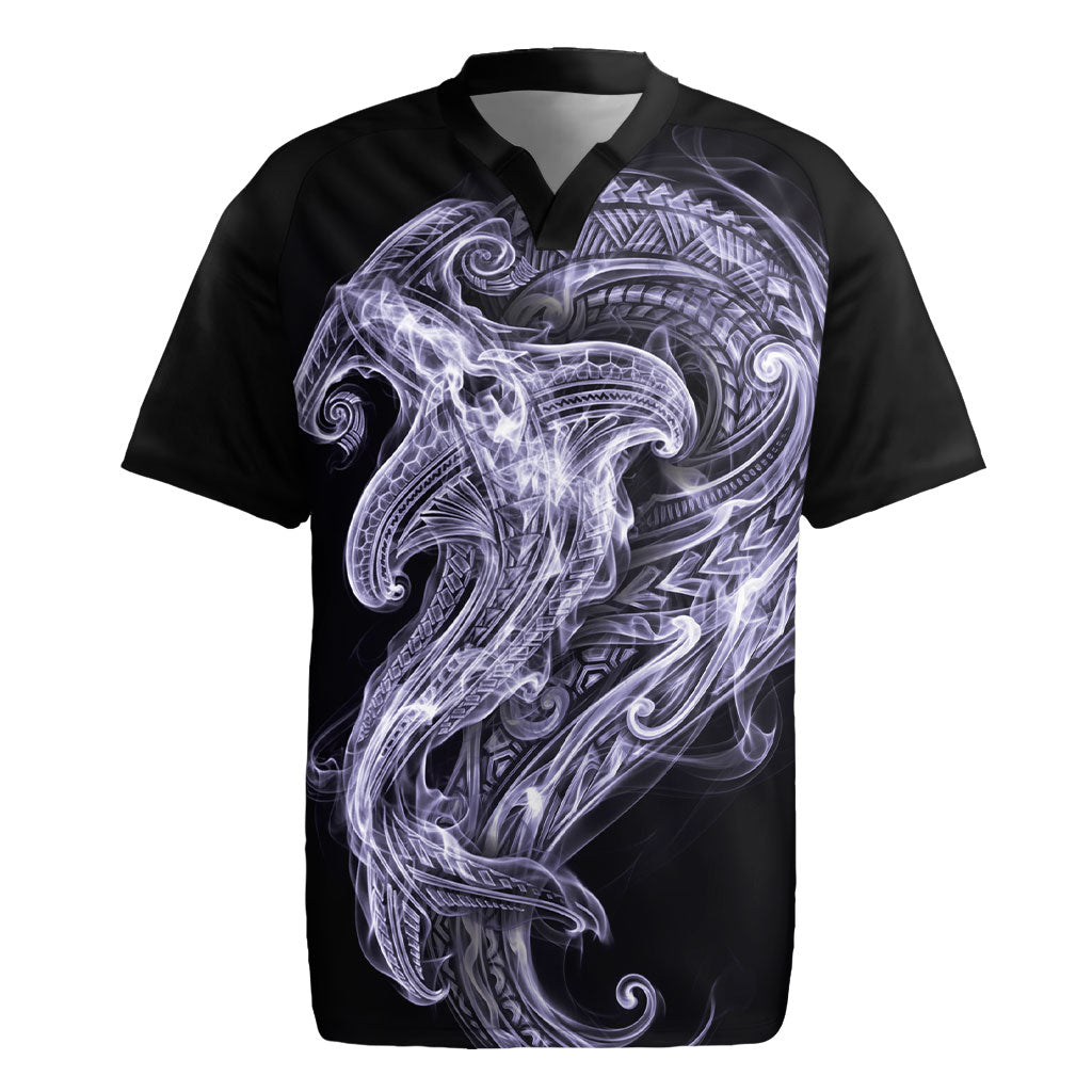 Waiporoporo Maori Tribal Hammershark Ghost Spirit Rugby Jersey