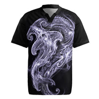 Waiporoporo Maori Tribal Hammershark Ghost Spirit Rugby Jersey